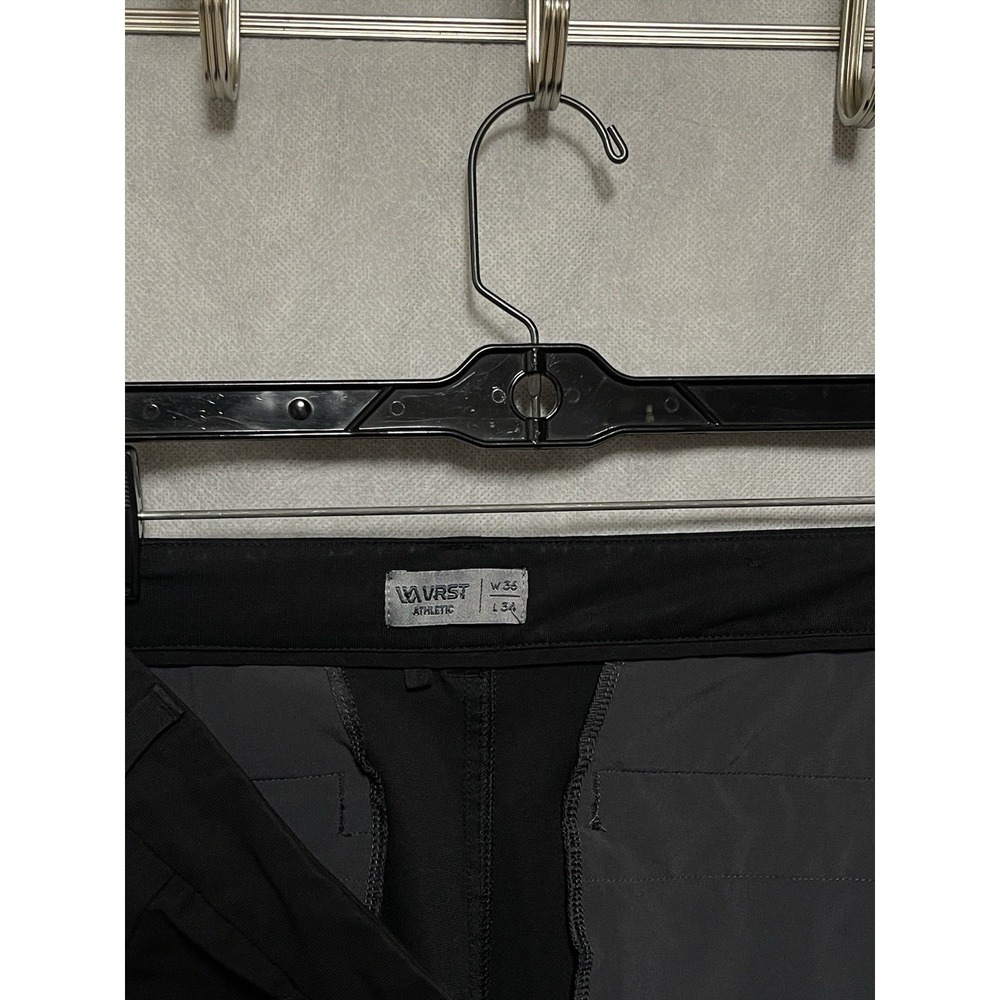 VRST Pants Men's 36X31 Black Tech Athletic Active Performance Outdoor Versatile - Picture 9 of 10